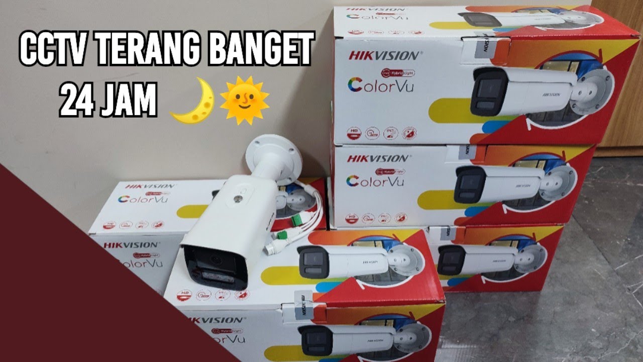 Unboxing & Review CCTV Outdoor Hikvision 4MP | DS-2CD2T47G2H-LISU/SL ColorVu Smart Hybrid Light 