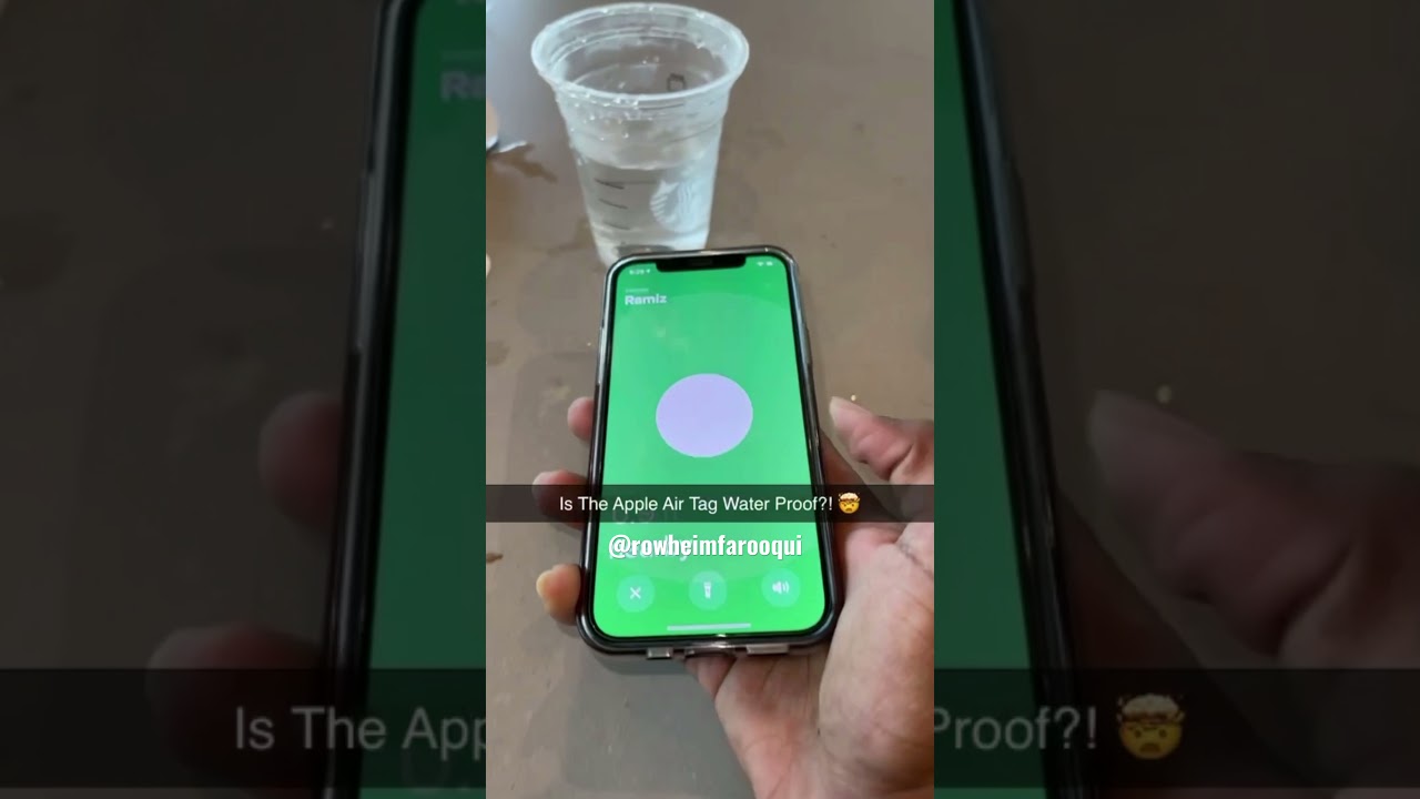 Is The Apple Air Tag Waterproof 💦 😳