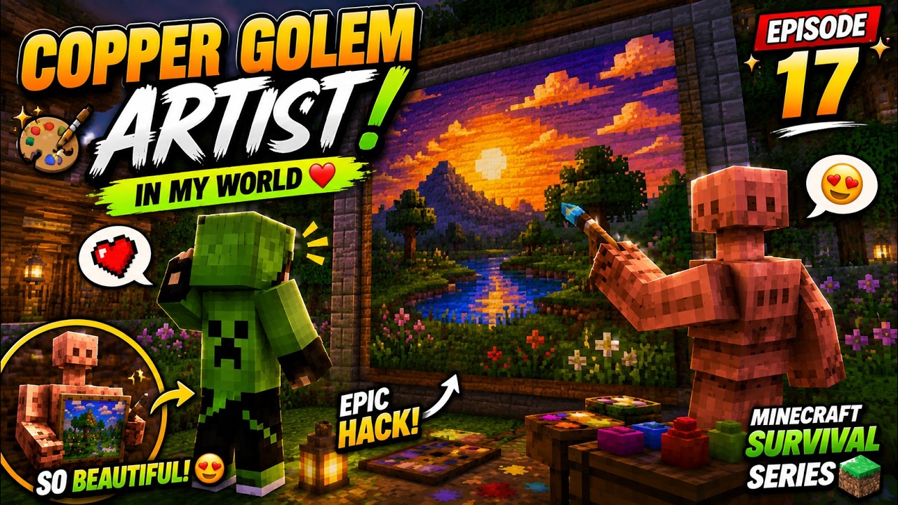 This Copper Golem Build Hack is Mind-Blowing! (Survival Ep. 17)