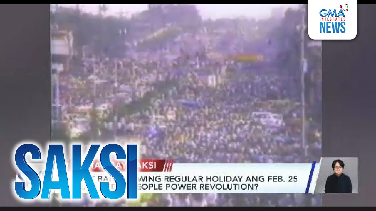 Barangay Saksi: Dapat bang gawing regular holiday ang Feb. 25 para sa EDSA People Power... | Saksi