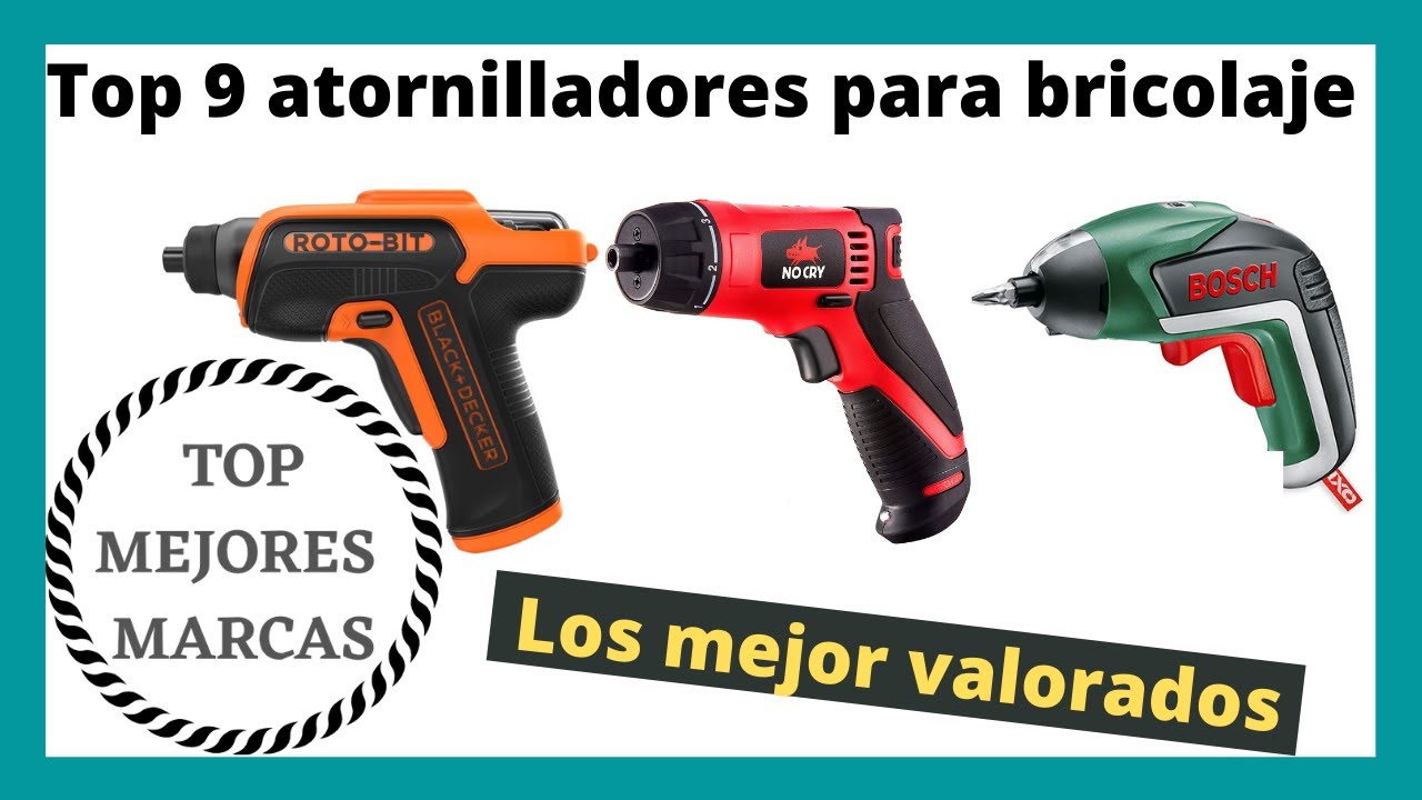 🔩Top 9 ATORNILLADORES a batería PARA BRICOLAJE 🧰 en 2021.