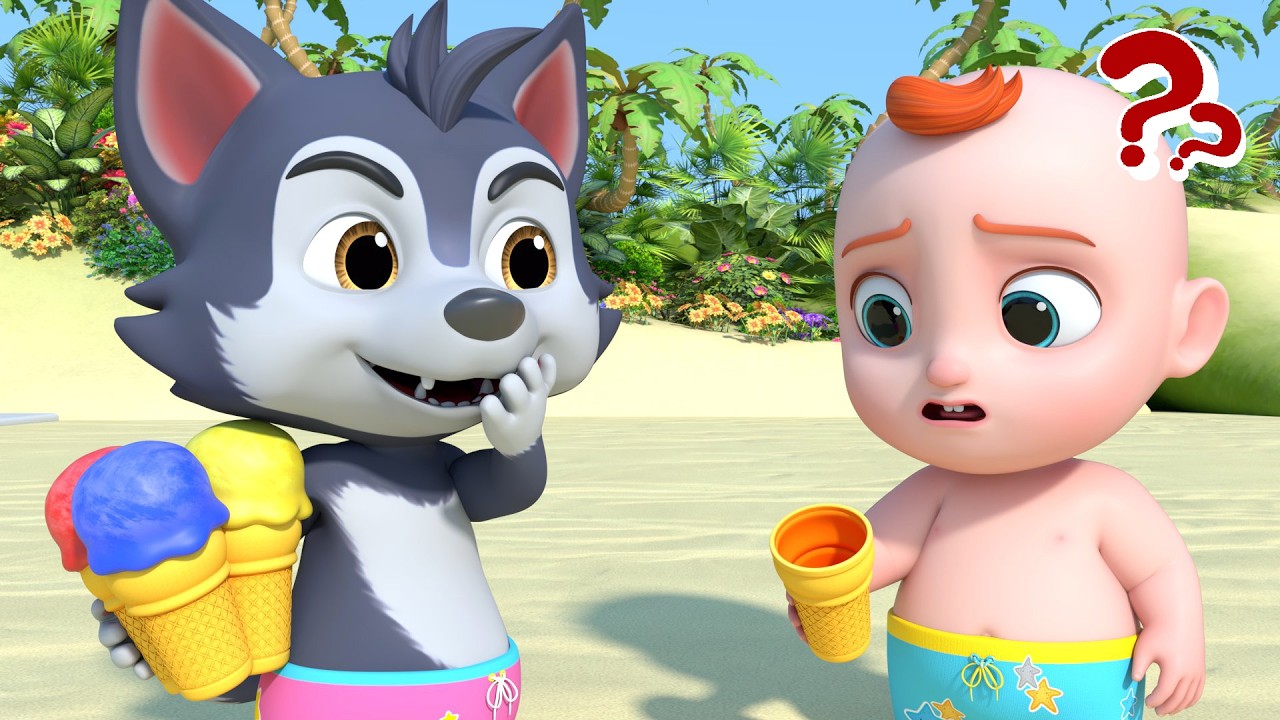 ¿Puedes compartir helado? Compartiendo Helado 🍨🍧🍦 | Canciones Infantiles | Bebé Leo