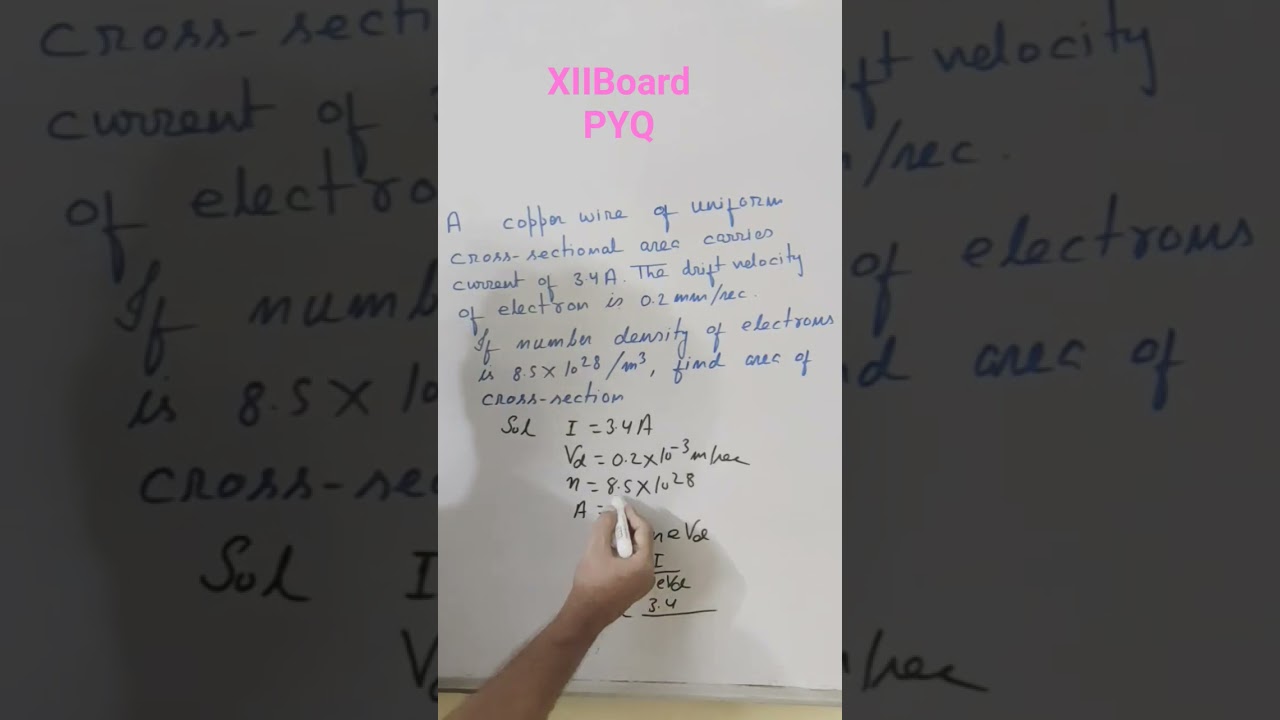 current electricity xiiboard PYQ