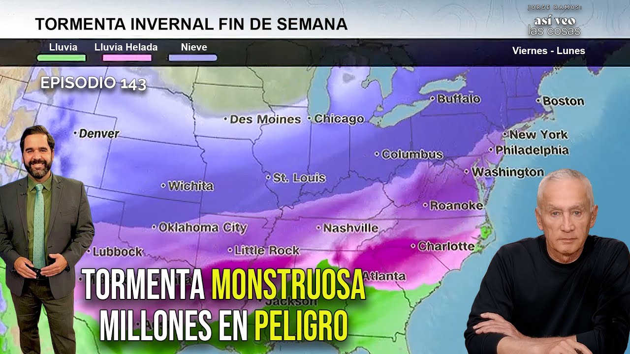Tormenta monstruosa: 200 millones en riesgo | ICE y el caso del niño Liam | Abogado responde