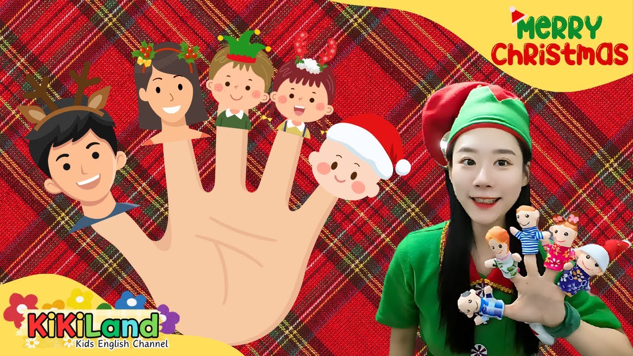 Christmas Finger Family Song | Holidays Finger Family Nursery Rhyme for kids