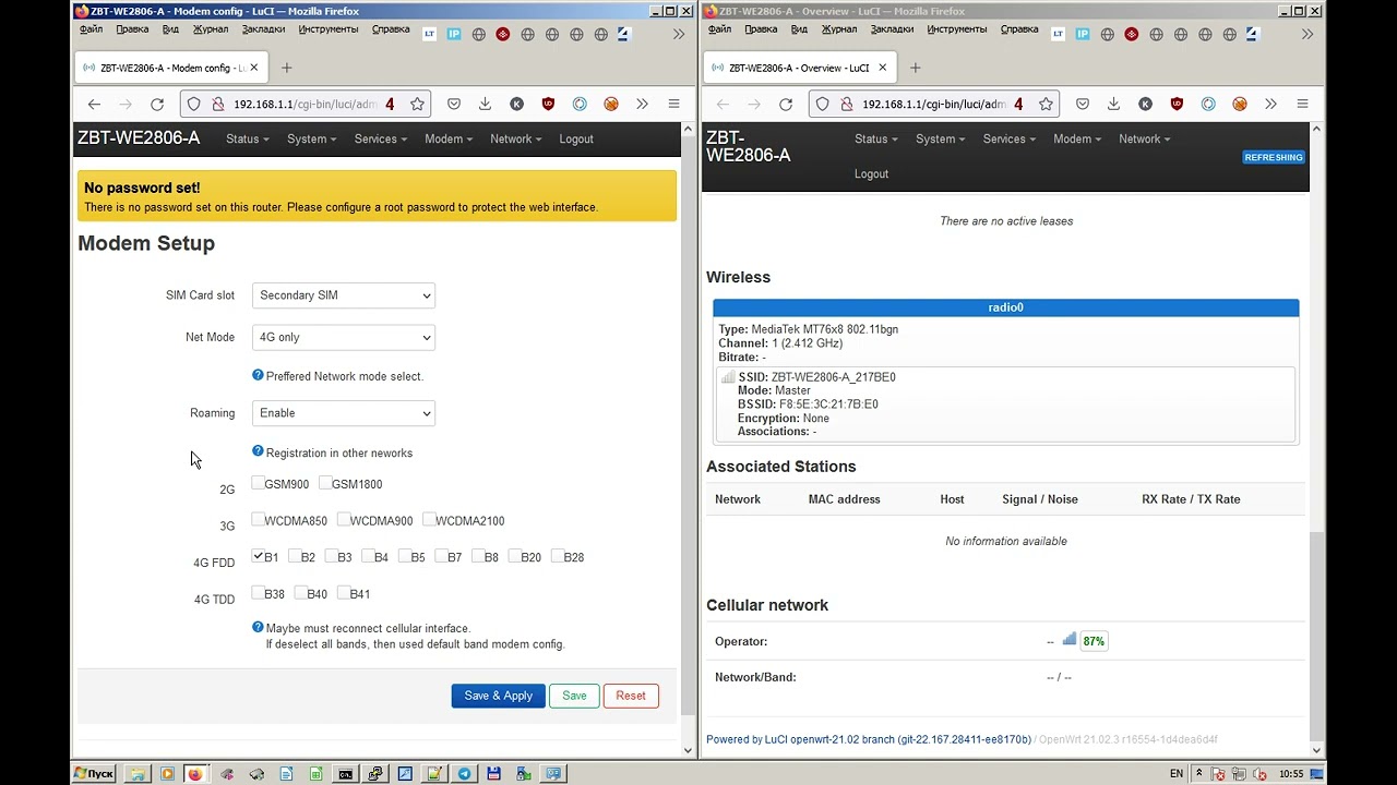 ZBT-WE2806-A aliexpress mt7628 router OpenWrt 21.02.3