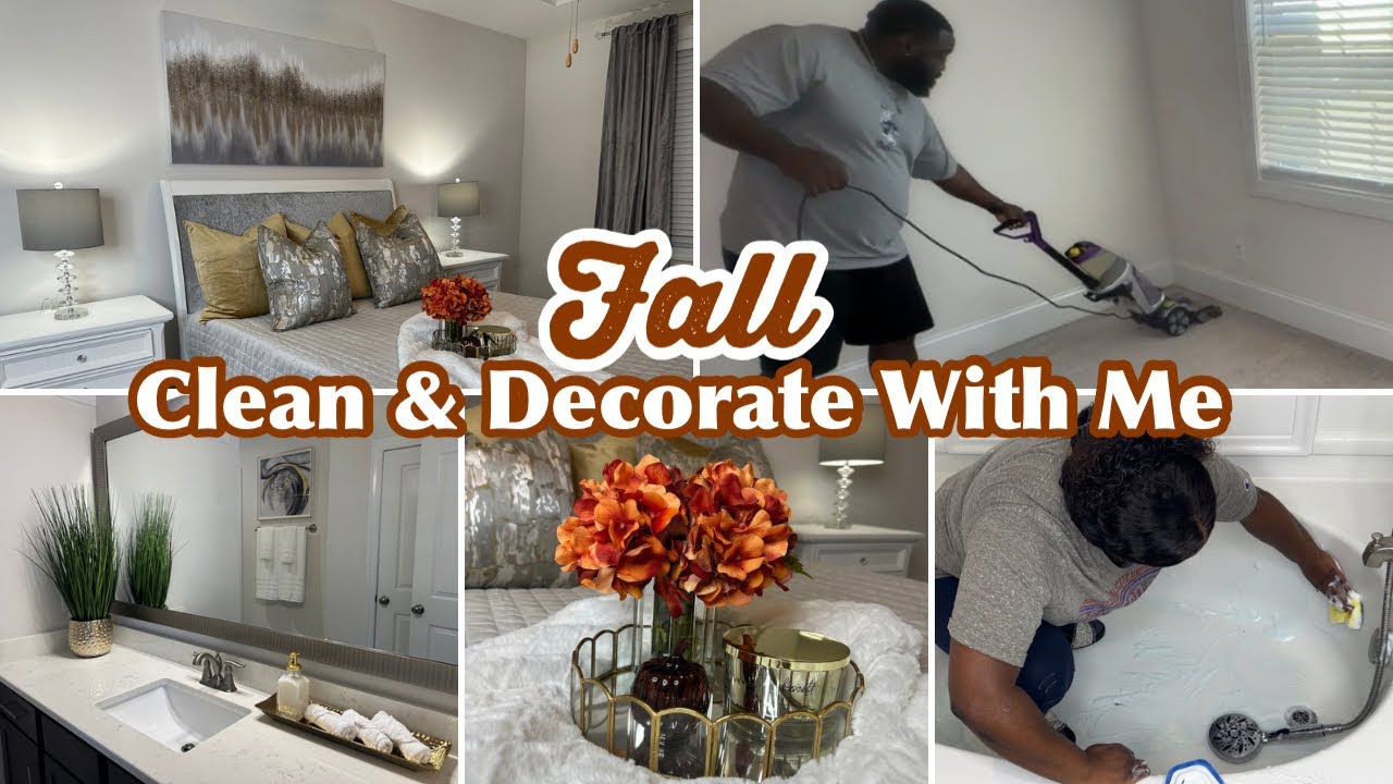 FALL DEEP CLEAN & DECORATE WITH ME 2023|EXTREME DEEP CLEANING MOTIVATION