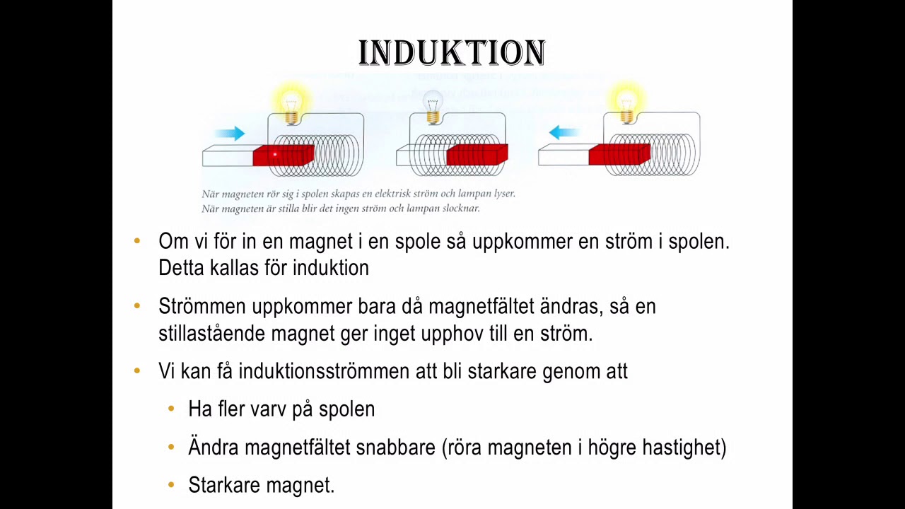 [Äldre] Sammanfattning magnetism del 2
