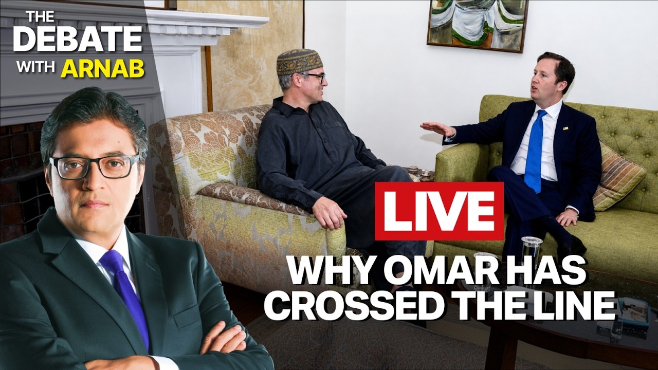Debate With Arnab LIVE: Has Omar Abdullah Crossed The Line By Asking For Separate Line With US?