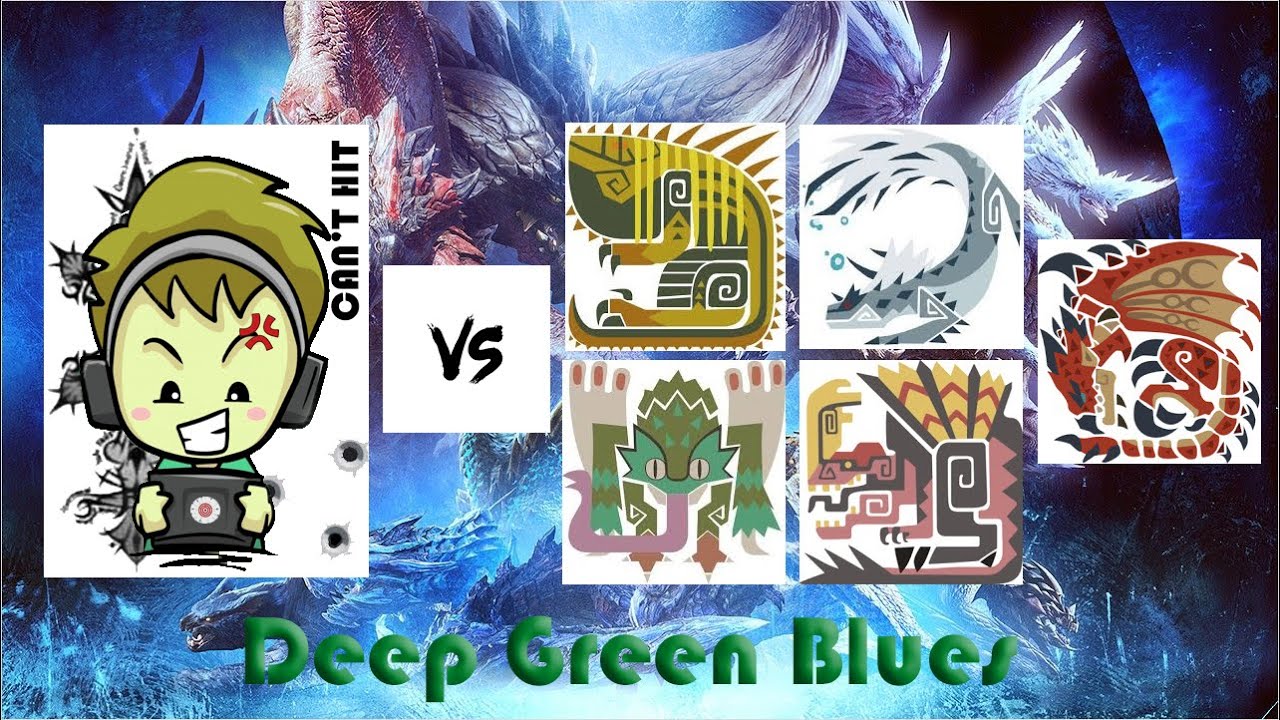 MHW : Iceborne Deep Green Blues | the casual way | Solo Dual Blades | Can't Hit