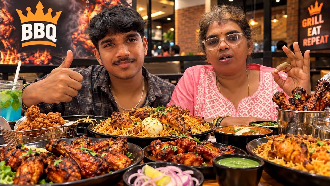 అమ్మతో First Time BBQ 😍🔥 | Bike కి కొత్త Number Plate 🏍️ | @JustDhanush