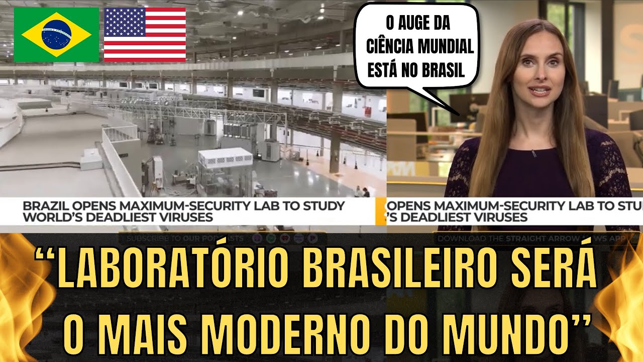 Tv Americana Chocada Com O Super Laboratório Brasileiro