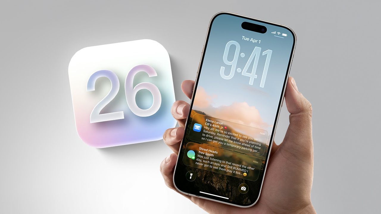 iOS 26 &egrave; UFFICIALE: IL NUOVO DESIGN &Egrave; UNA FIGATA! 😍