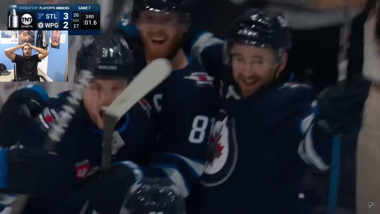 INSANE OVERTIME COMEBACK BY JETS REACTION! | BLUES vs JETS GAME 7 REACTION | 2 SECONDS LEFT? |