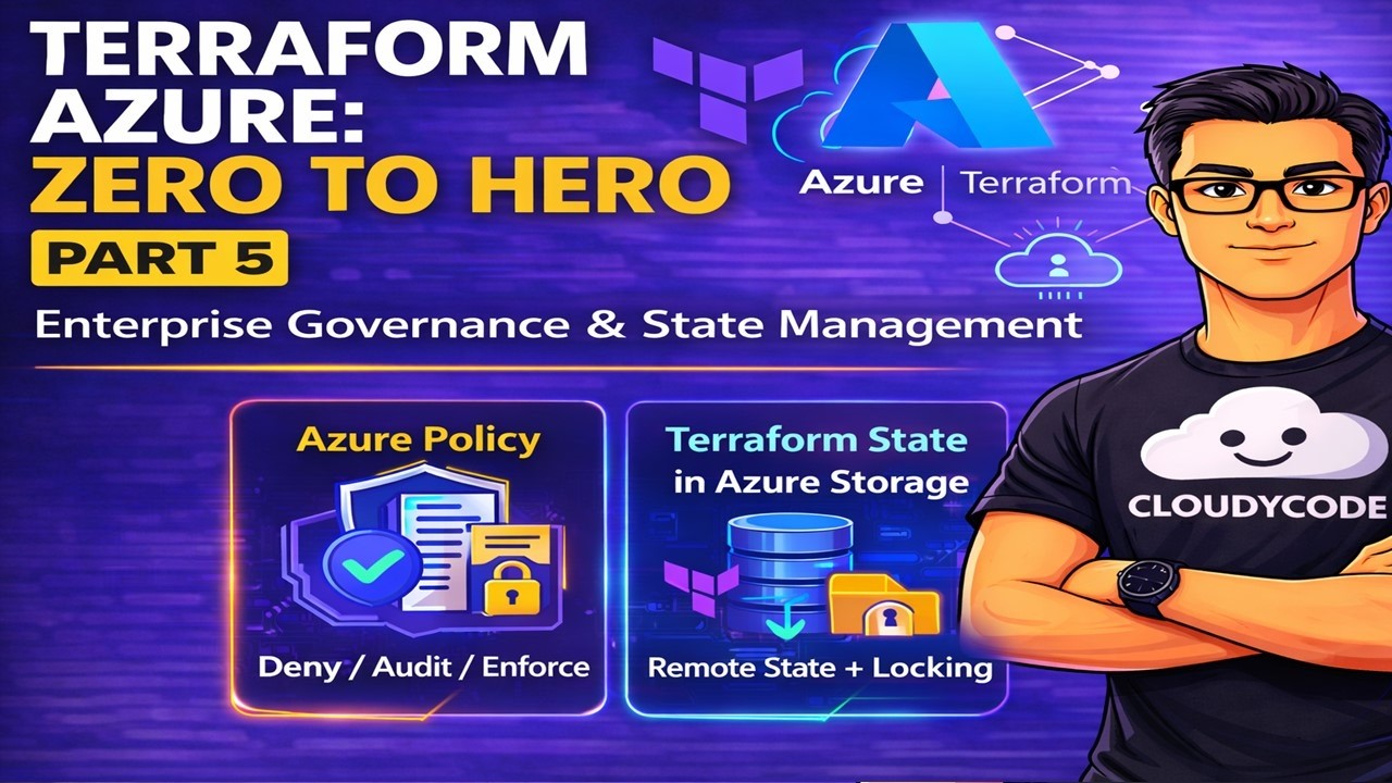 Terraform on Azure – Zero to Hero Terraform State and Azure policy Part 5