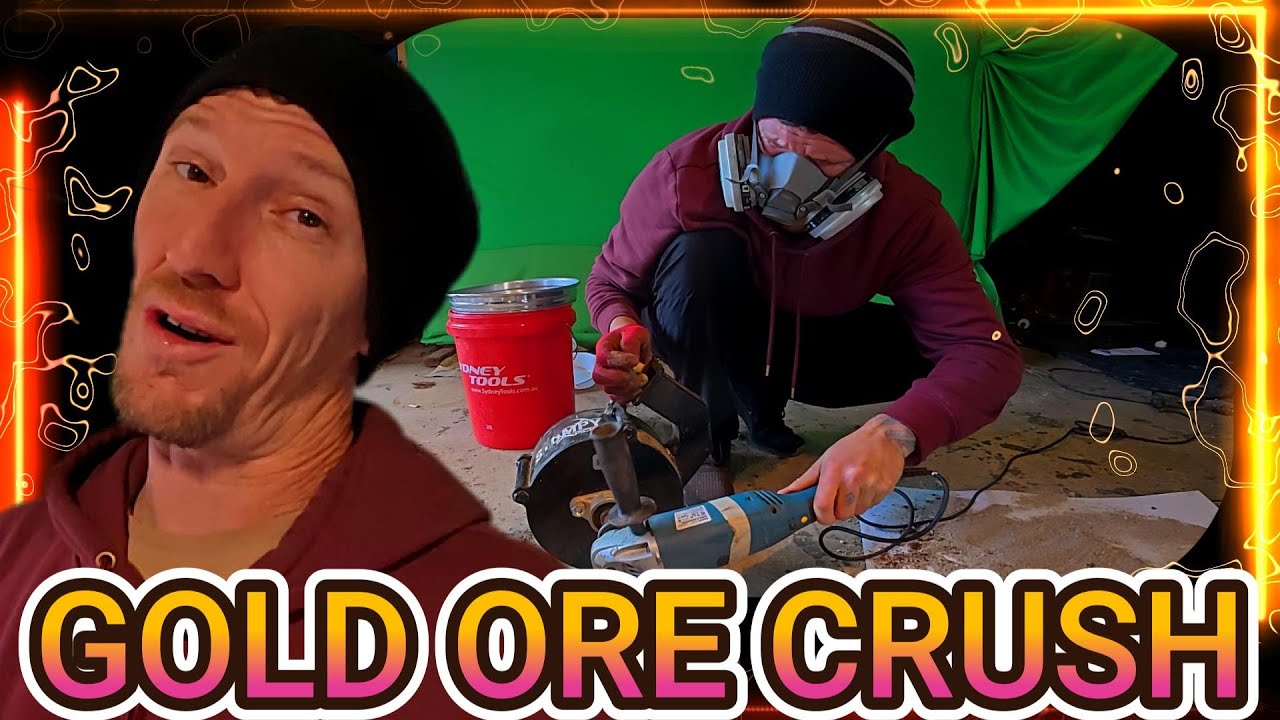 Crushing Rich Gold Ore
