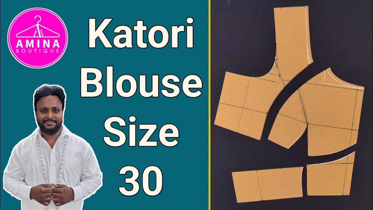 Katori Blouse Deep Neck Cutting (Size 30)