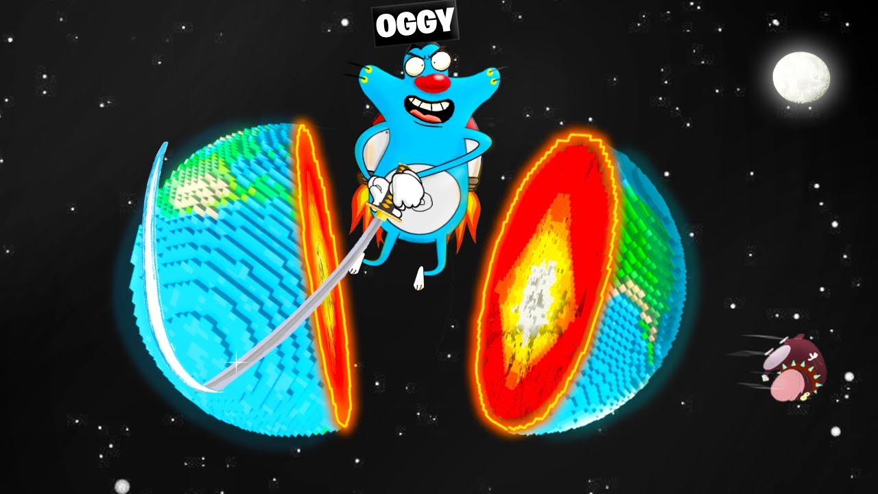 Oggy Cutting Hole Earth In Two Pieces | Teardown | With Jack | Rock Indian Gamer |