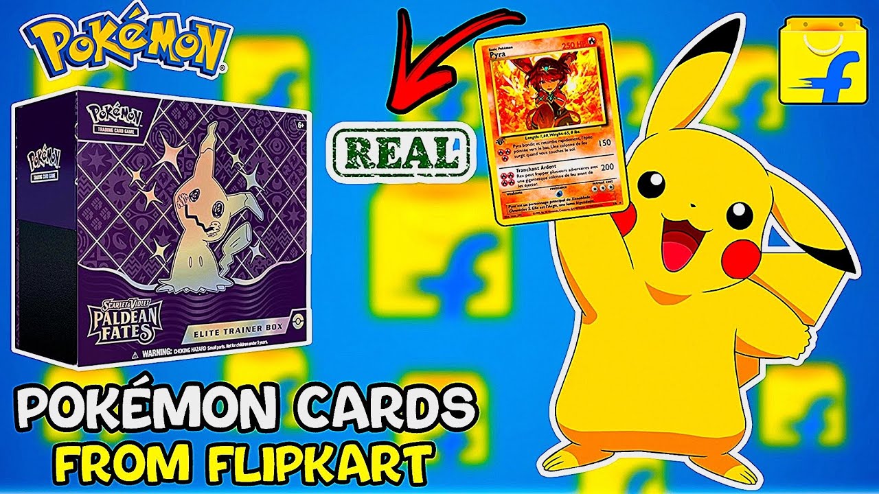 &ldquo;Pokemon Cards from Flipkart &ndash; Real or Fake? 😱 