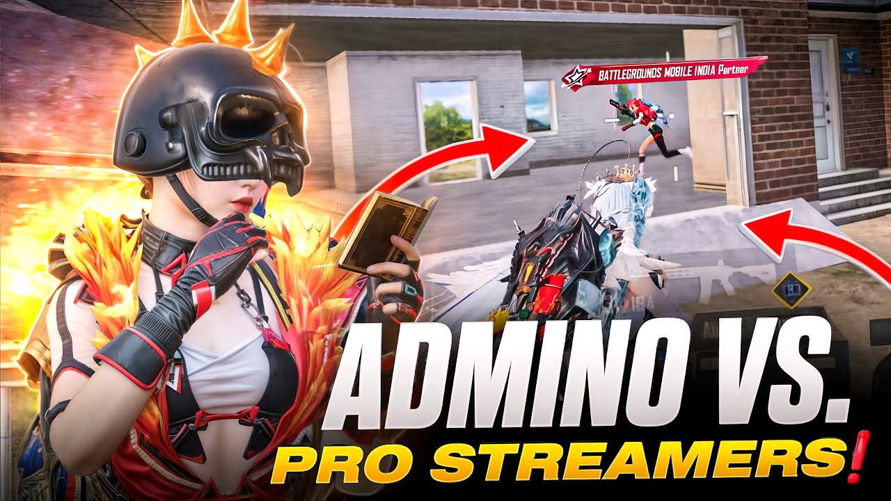 GODL Admino Vs Pro Youtubers￼ 🔥* Most Intense 1v4 Clutches | BGMI 🔱