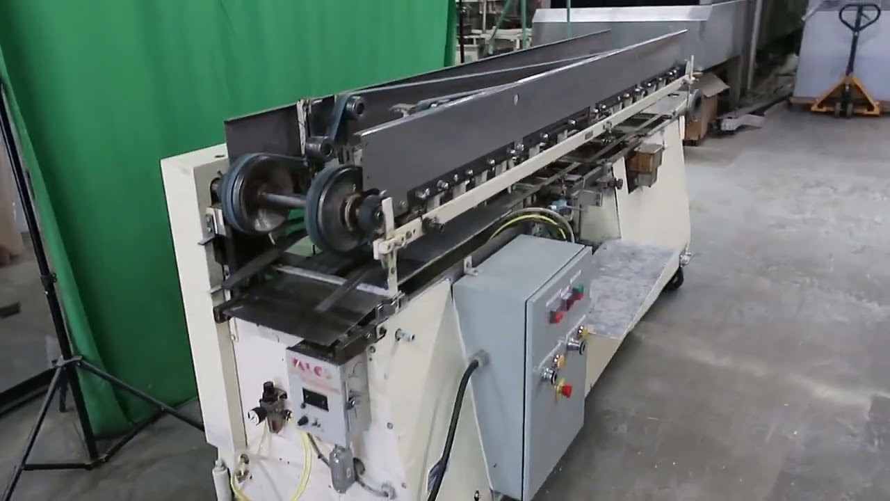 Mateer Burt Roll-Through 704D Horizontal Can Labeling Machine | Wohl Associates