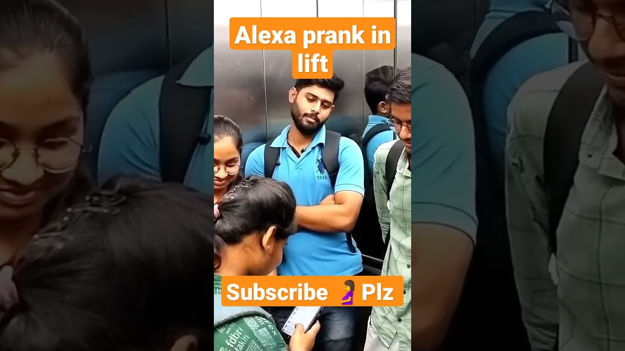 Alexa prank in lift 😂🤣#short #shorts #prank #prankvideo #trendingshorts