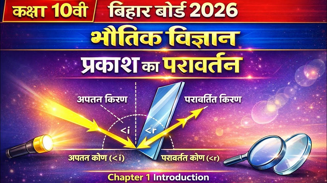 Class10th Physics chapter 1 प्रकाश का परावर्तन ( Reflection of Light) Introduction #video #physics