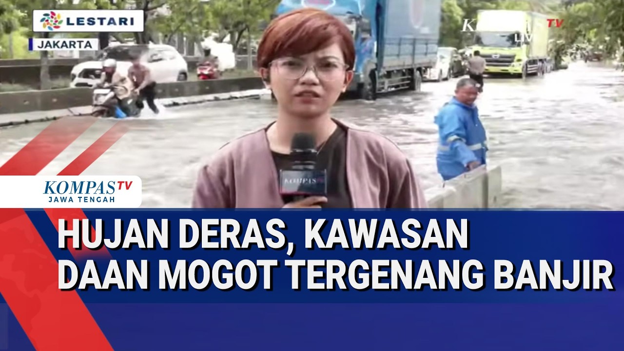 Hujan Deras, Kawasan Daan Mogot Tergenang Banjir