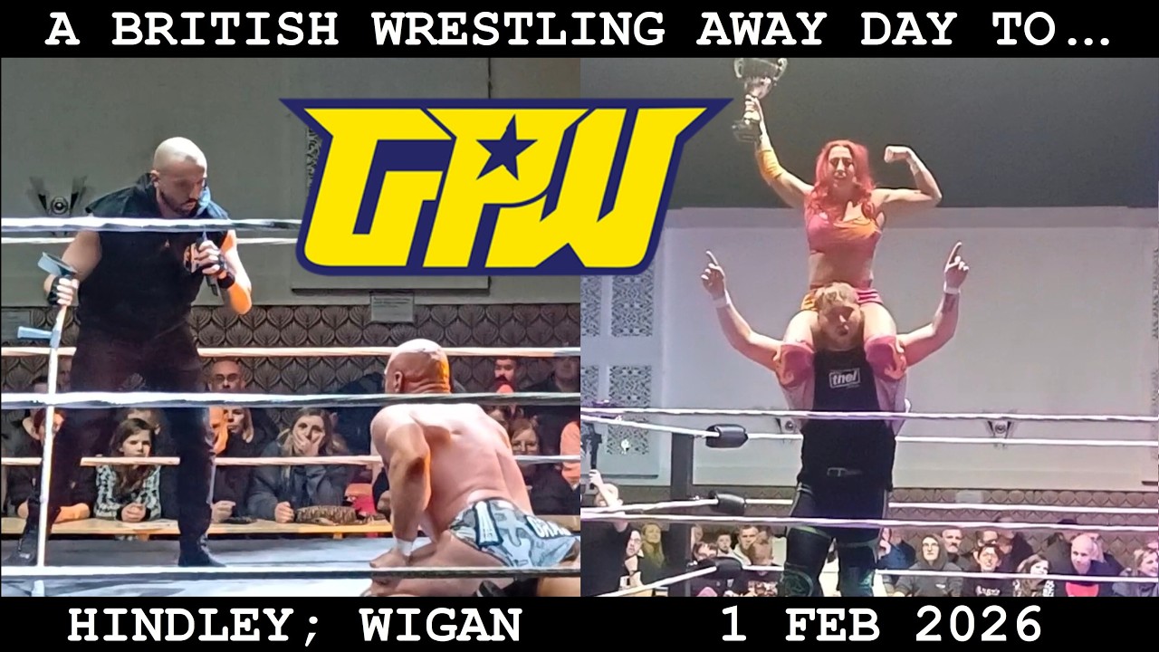 Grand Pro Wrestling back in Hindley near Wigan | 1 Feb 2026 | A British Wrestling Away Day