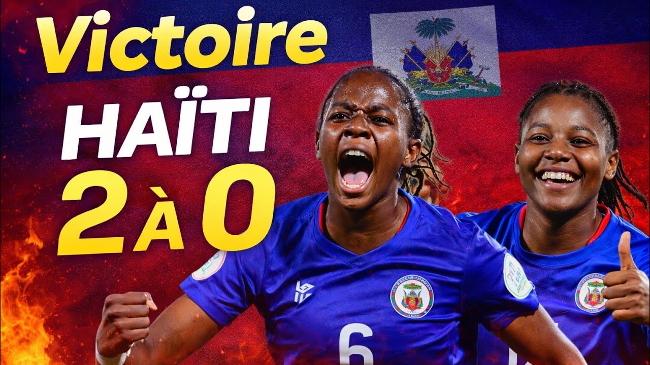 HAÏTI FRAPPE FOR: 2 À 0 FACE SURINAME 