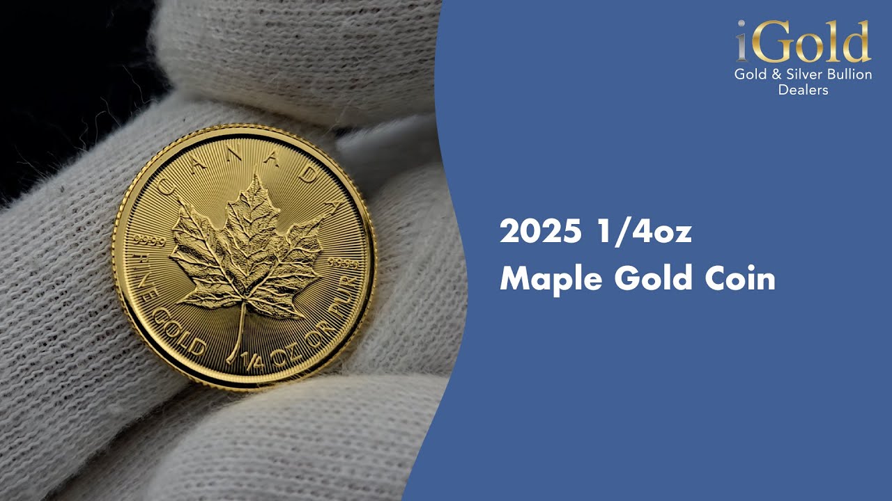2025 1/4oz Maple Gold Coin By The Royal Canadian Mint