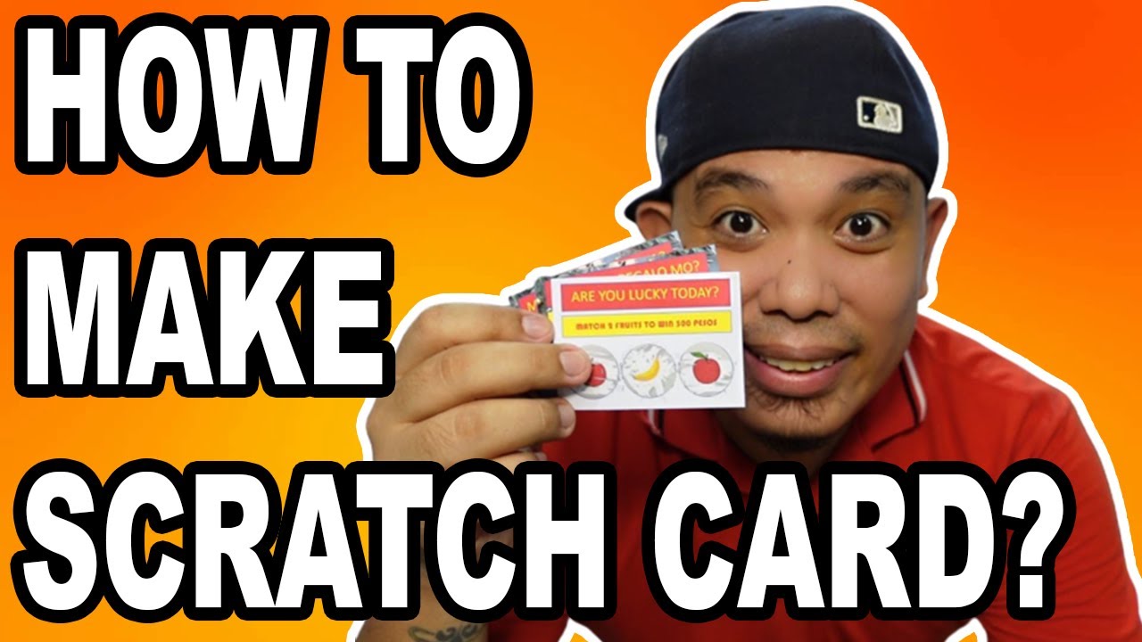 HOW TO MAKE SCRATCH CARD | The Printing Shock | Marlon Ubaldo