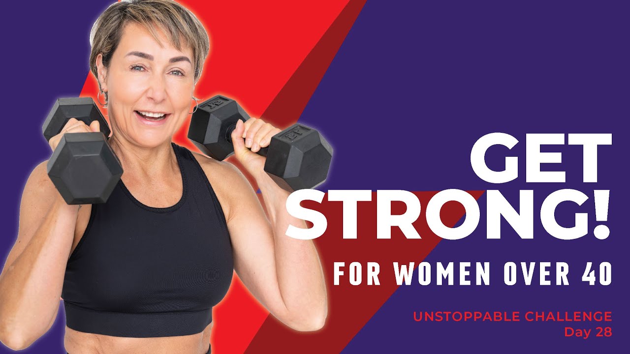 Get Strong At Any Age! Full Body Functional Strength Workout For Women Over 40