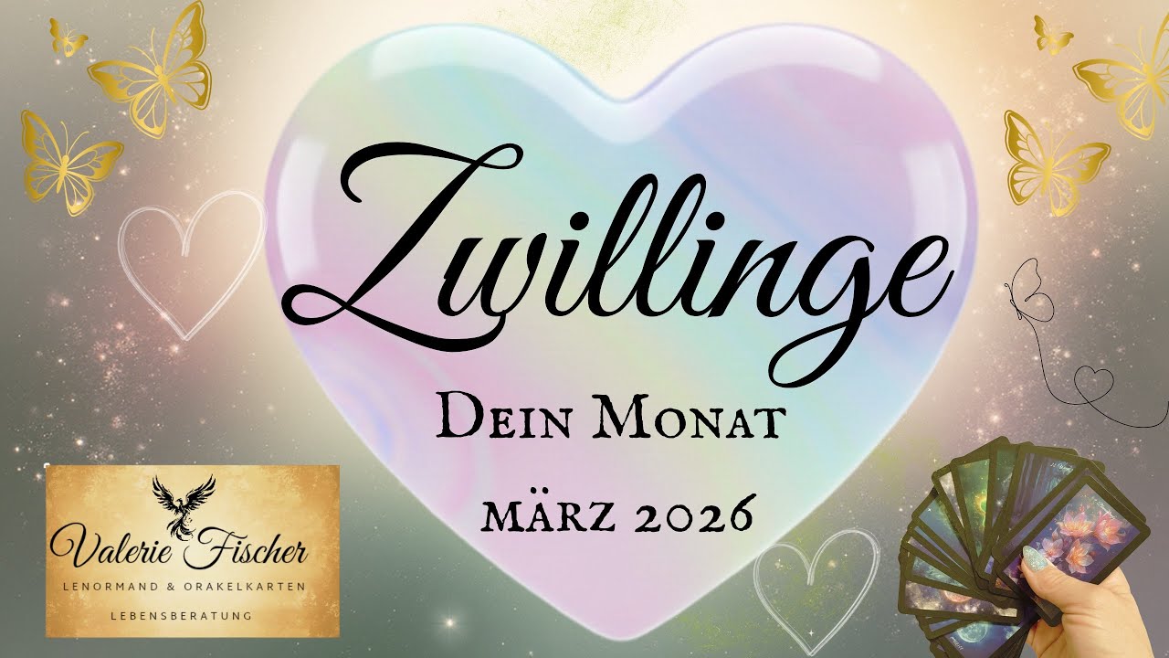 Zwillinge ♊️ Dein Monat März 2026 