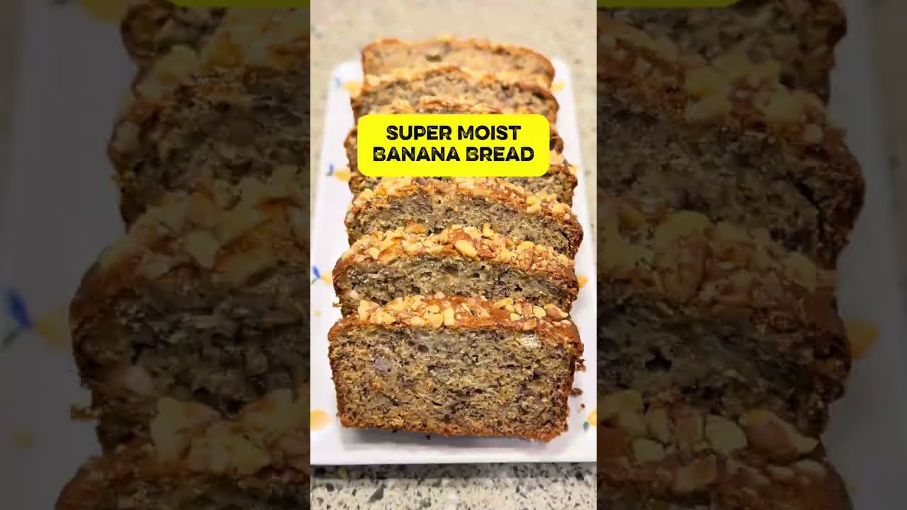Super Moist Banana Bread Recipe | Easy & Soft Homemade Banana Bread
