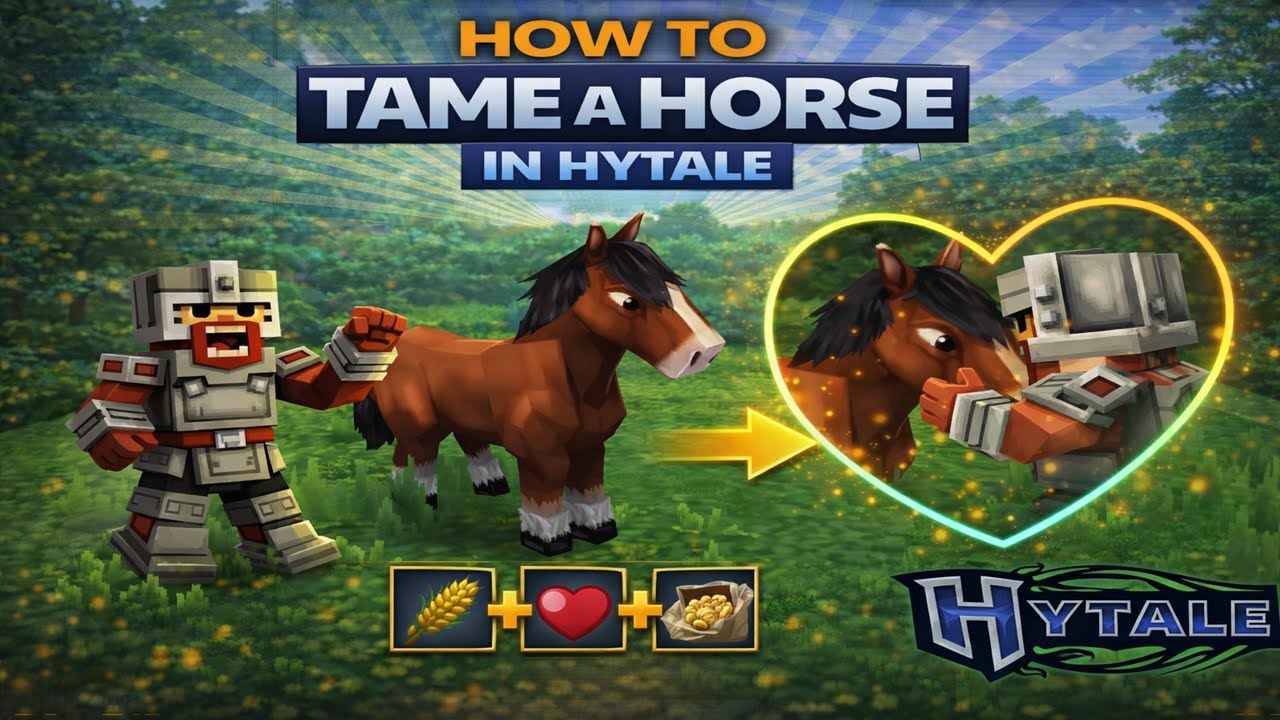 How to Tame Horses in Hytale (Step by Step)