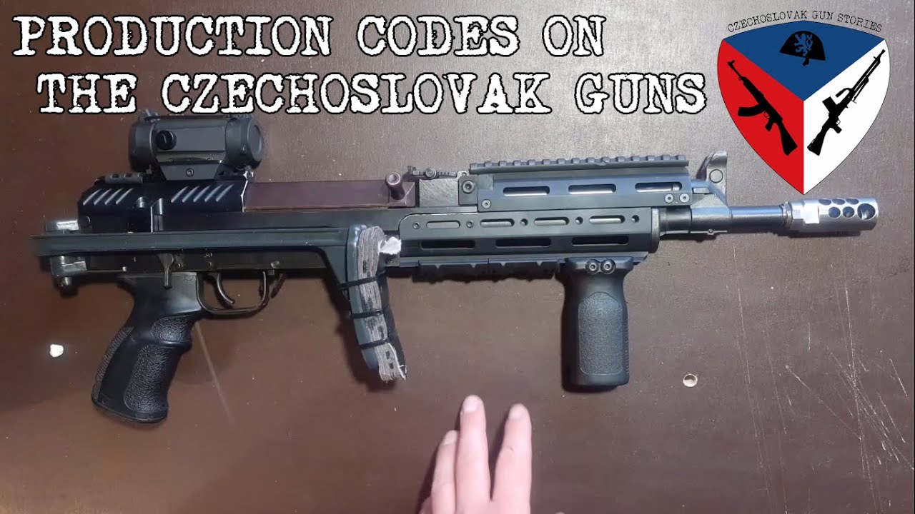 Production codes on the Czechoslovak guns