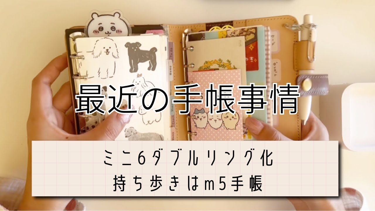 最近使っている手帳について🌈