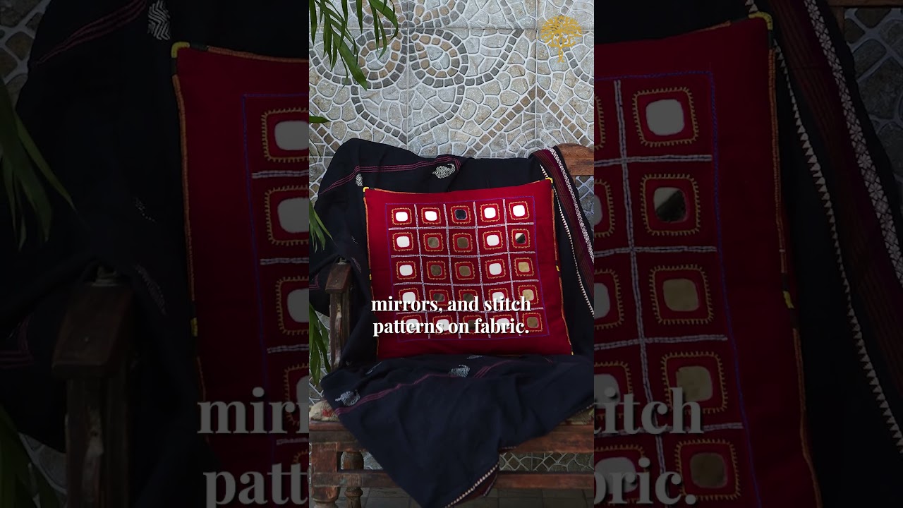 Lambani Art Cushion Cover