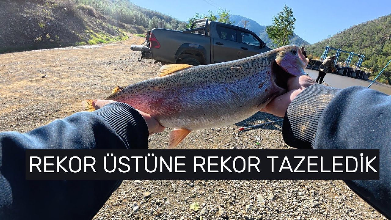 Alabalık/Somon Avında REKOR TAZELEDİK !! --  New Record in Trout/Salmon Fishing!