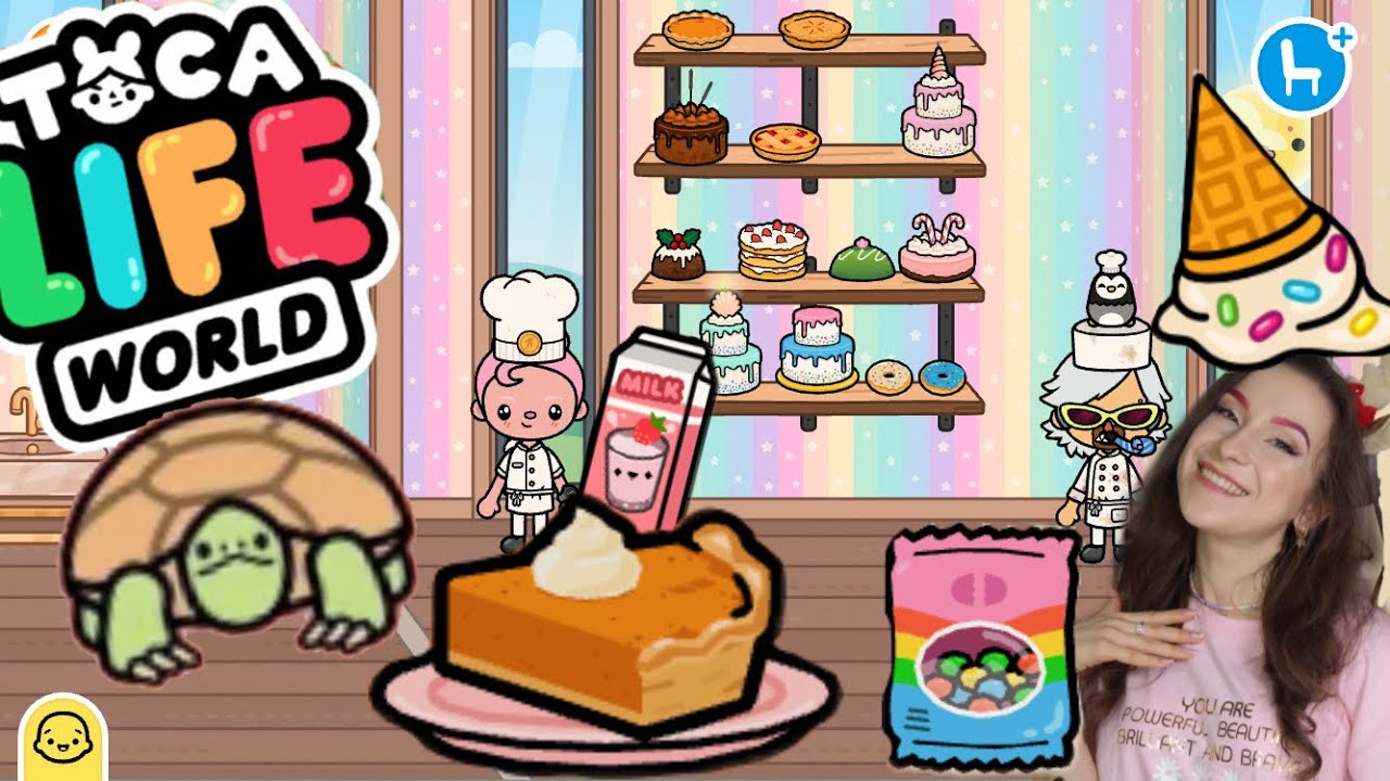 🎂ZBIERAMY WSZYSTKIE SŁODYCZE W TOCA Z @Muffinaart  🎂🥪🌮