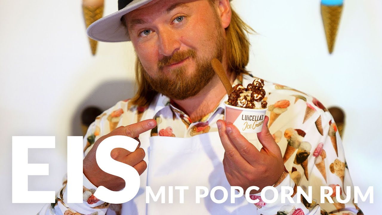 CINECANE Popcorn Rum Eis mit Luicella's