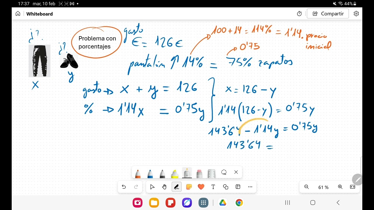 7 1 Problema de porcentajes