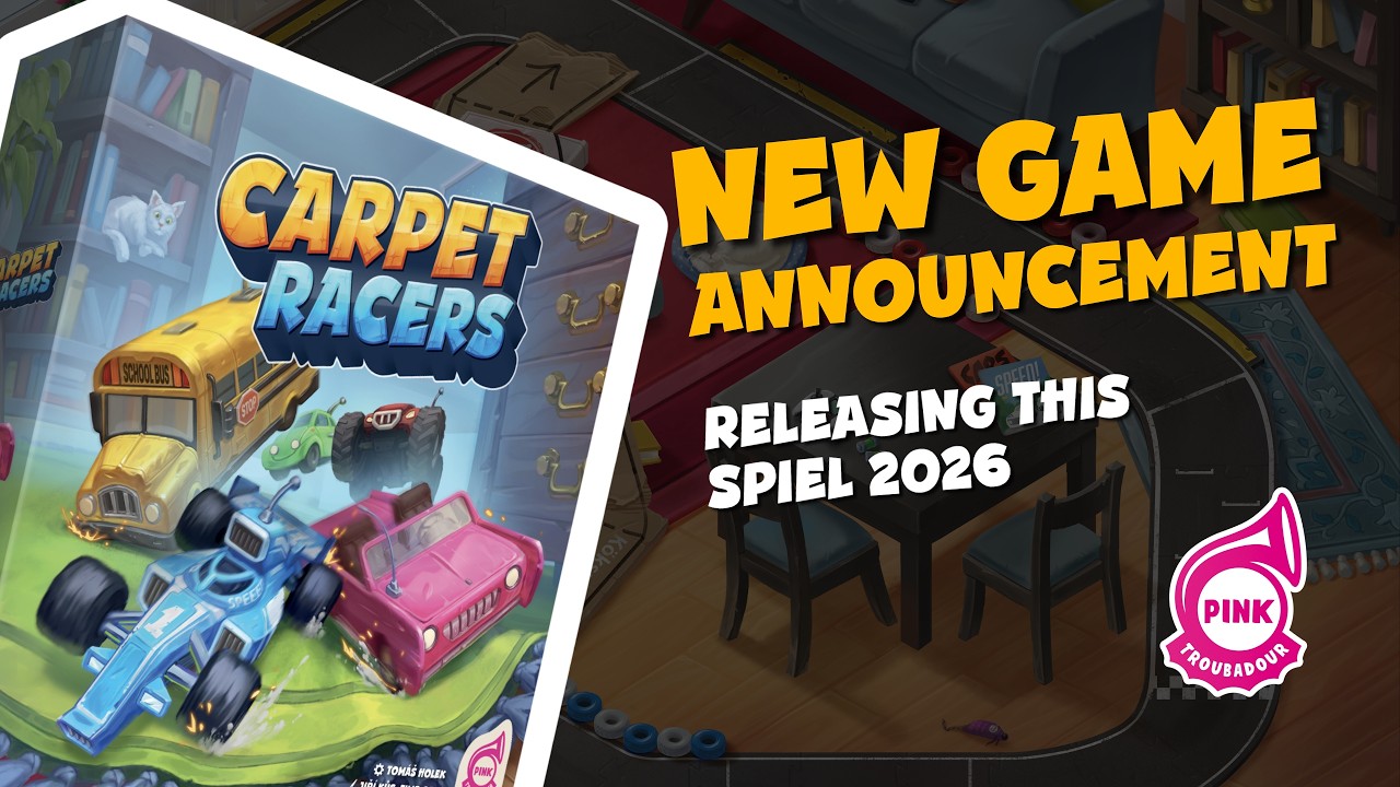 Carpet Racers &ndash; Board Game Announcement