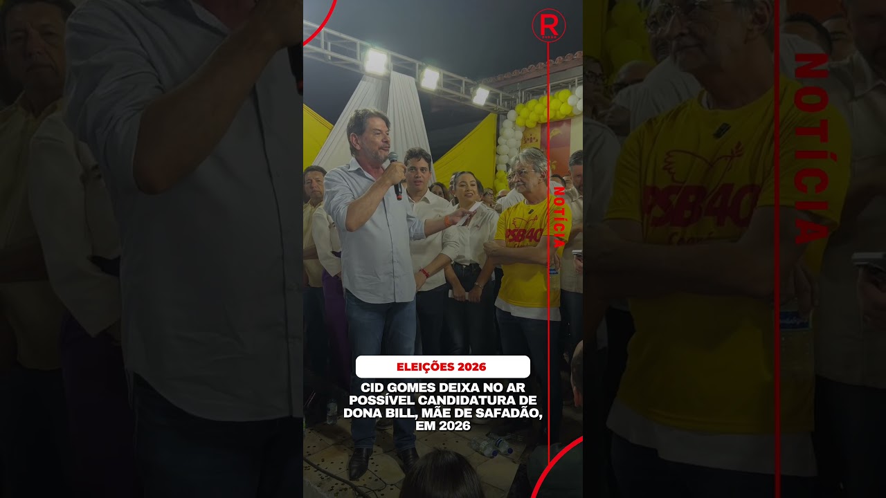 Cid Gomes deixa no ar poss&iacute;vel candidatura de Dona Bill, m&atilde;e de Safad&atilde;o, em 2026