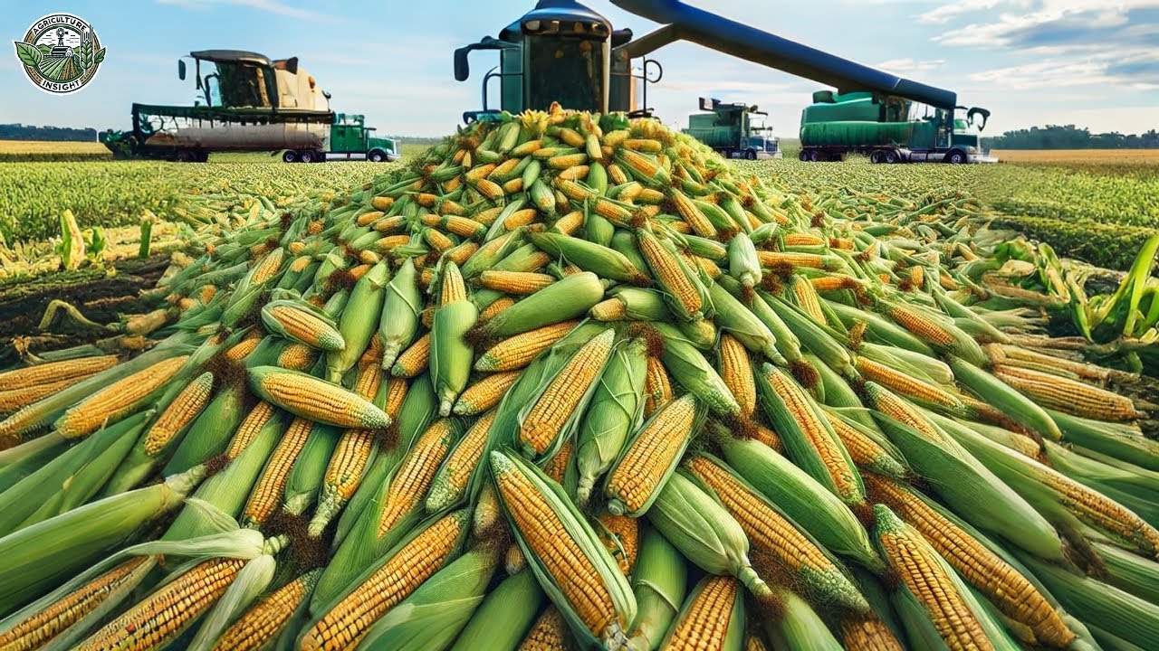 6.2 Billion Pounds Of Sweet Corn Are Harvested in America This Way | Agriculture Technology