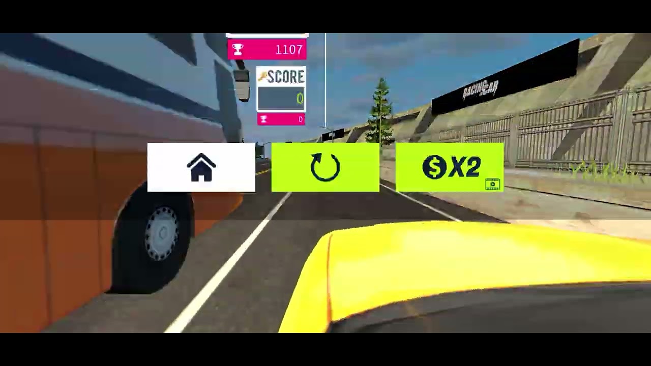 Playing Racing in car👌
