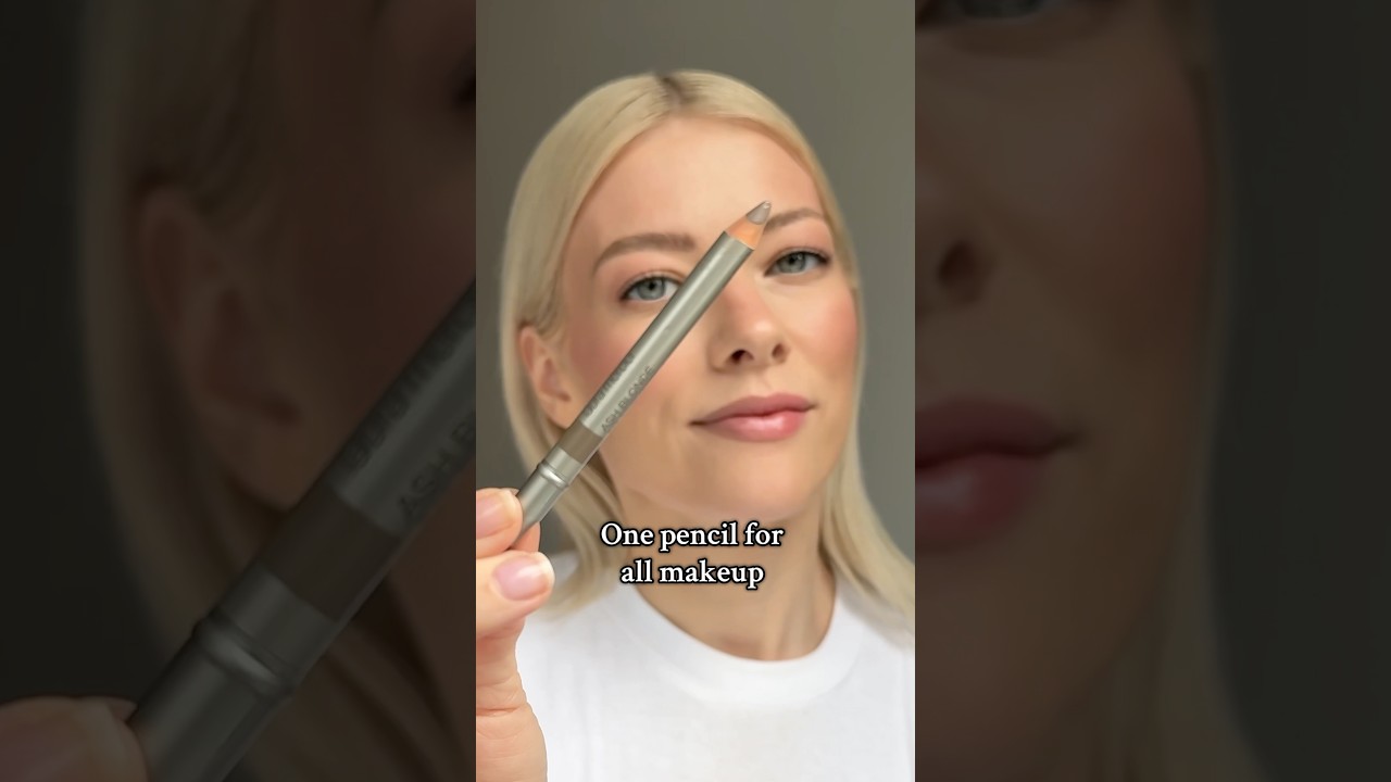 One pencil for all makeup: eyebrows, lips, nose and soft Smokey eyes #browpencil #makeuptips #makeup