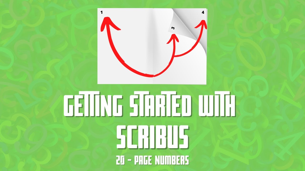 Getting Started with Scribus: 20 - Page Numbers