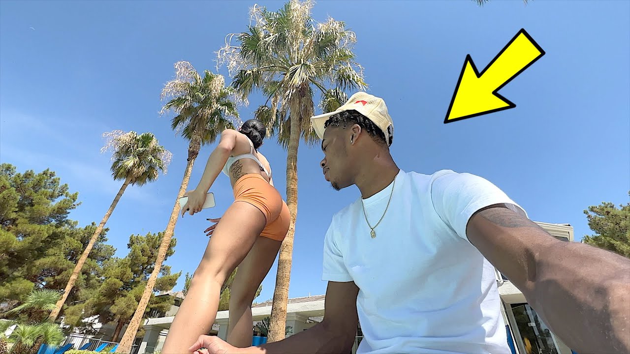 She Wanted To Risk It All At The Pool !